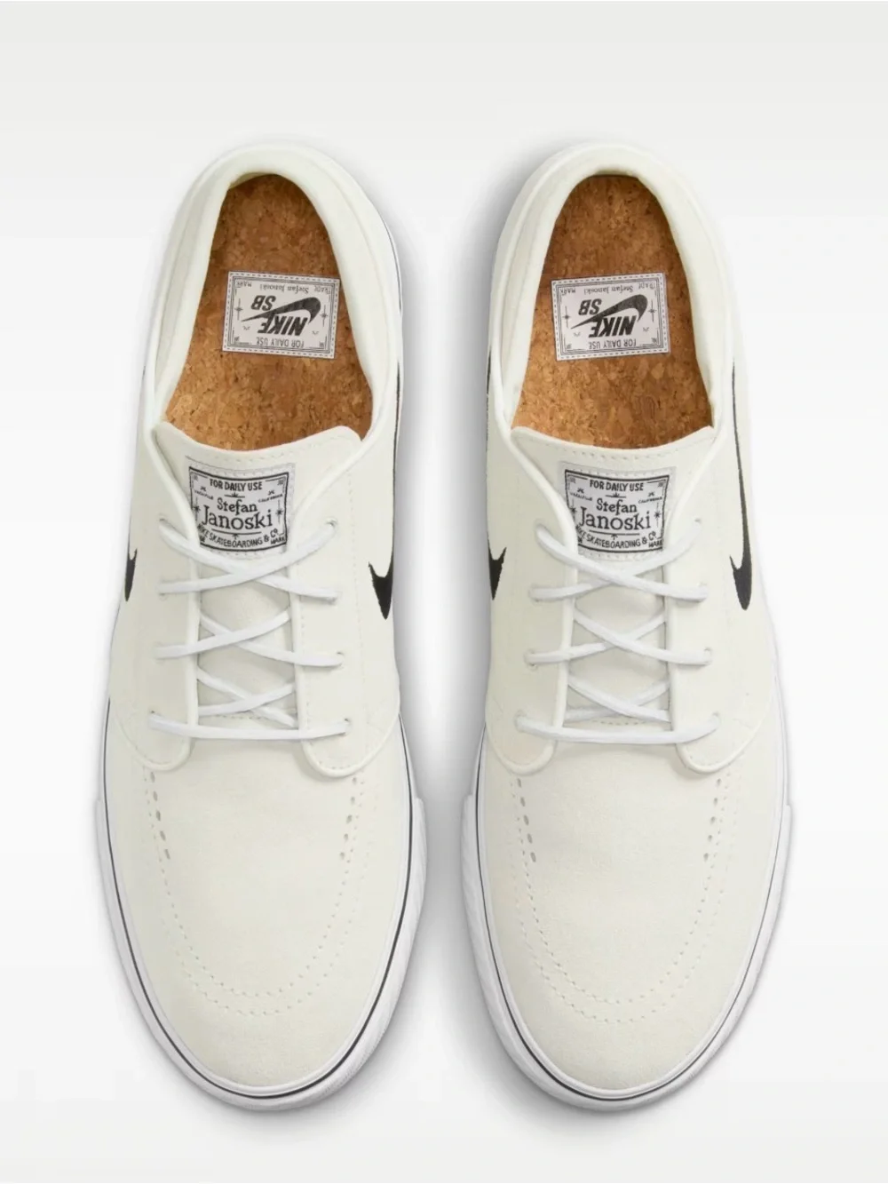 Nike SB Zoom Janoski OG+ Summit White Suede Skate Shoes Men’s 10